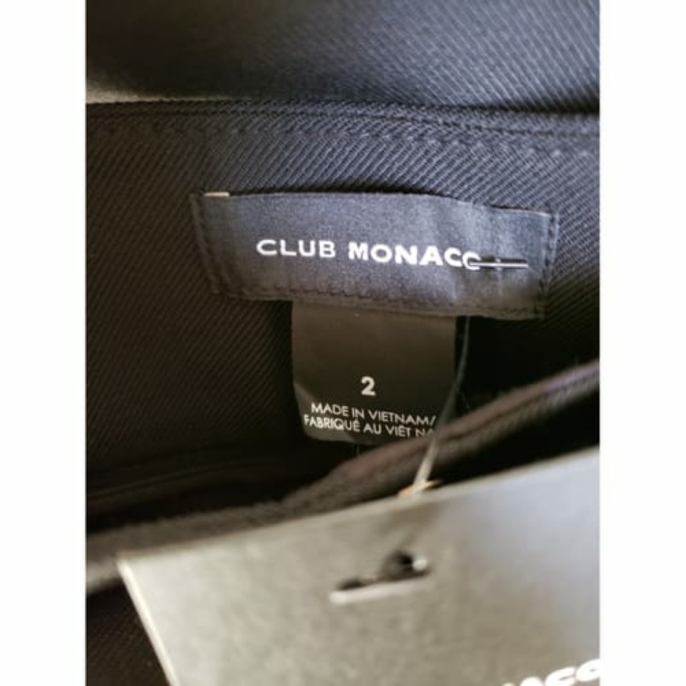 NWT Club Monaco Izabelah high-waist cropped pants - Picture 4 of 4